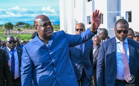 Félix Tshisekedi en visite à Kolwezi pour présider la conférence des gouverneurs