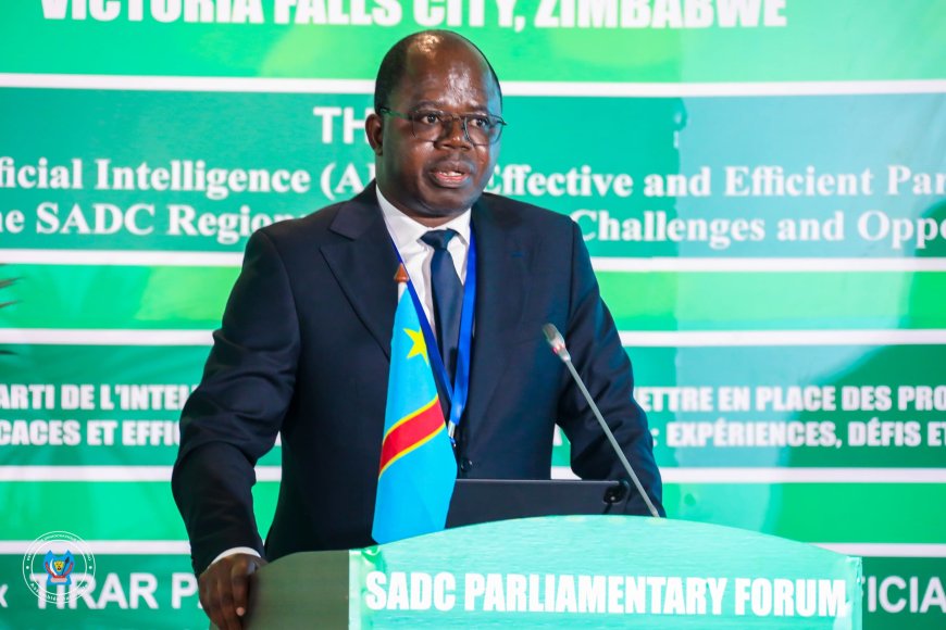 57ᵉ Assemblée plénière du forum parlementaire de la SADC: Isaac Jean-Claude Tshilumbayi présente les défis et opportunités numériques de la RDC