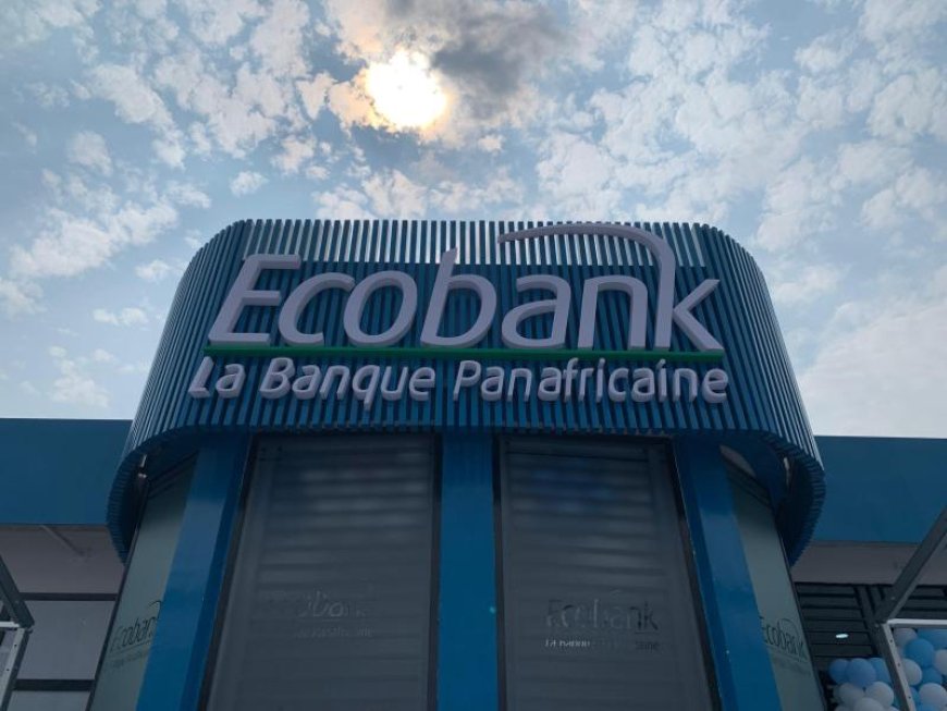 Kinshasa: Ecobank renforce sa présence avec une nouvelle agence au croisement de l’avenue de la libération (ex 24 novembre) et le Boulevard du 30 juin
