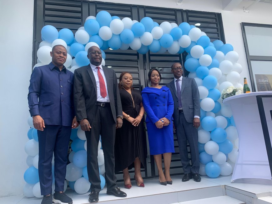 Kinshasa: Ecobank renforce sa présence avec une nouvelle agence au croisement de l’avenue de la libération (ex 24 novembre) et le Boulevard du 30 juin