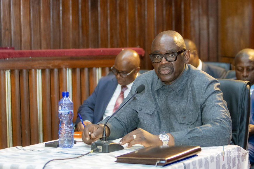 Louis Watum Kabamba éclaire les députés nationaux de la Commission ATI-NTIC sur la volonté du gouvernement d’instaurer une gouvernance industrielle rigoureuse, inclusive et axée sur les résultats