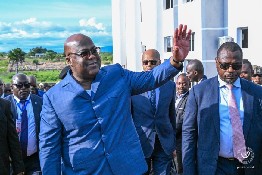 Félix Tshisekedi en visite à Kolwezi pour présider la conférence des gouverneurs