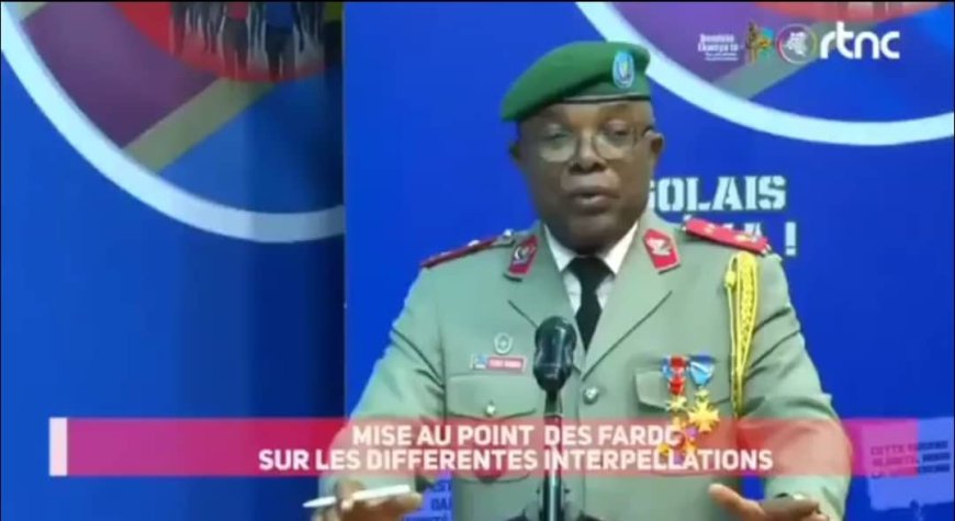 RDC : les FARDC confirment l'arrestation d'officiers pour "manquements graves à la discipline militaire"