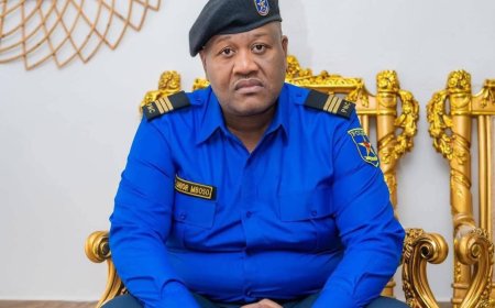 Le commissaire principal démissionnaire Junior Mboso Kazadi aux arrêts