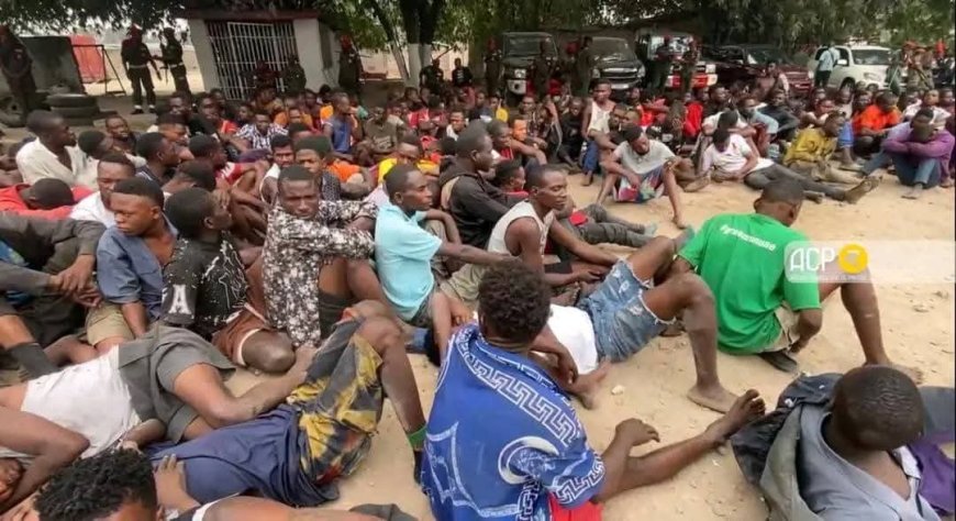 Kinshasa : 747 personnes interpellées dont 27 femmes, dans une vaste opération anti-banditisme aux ports fluviaux le long du boulevard Poids Lourds