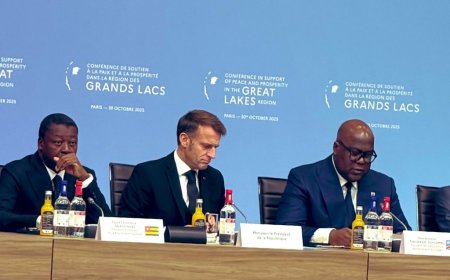 Conférence de Paris : Macron annonce la réouverture de l'aéroport de Goma, le Rwanda s'y oppose