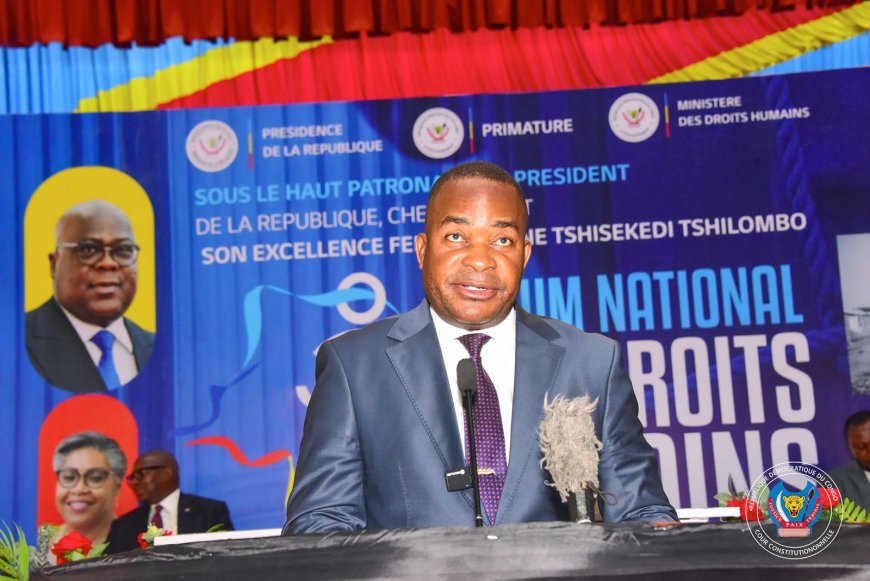 Forum national des droits humains en RDC: le plaidoyer de Kamuleta pour une justice garante des libertés fondamentales