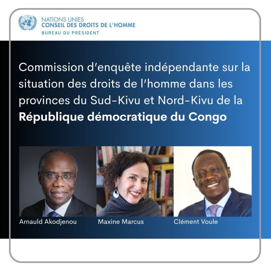 RDC : Dénis Mukwege salue la nomination par l'ONU d'enquêteurs sur les crimes dans le Kivu