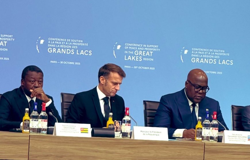 Conférence de Paris : Macron annonce la réouverture de l'aéroport de Goma, le Rwanda s'y oppose