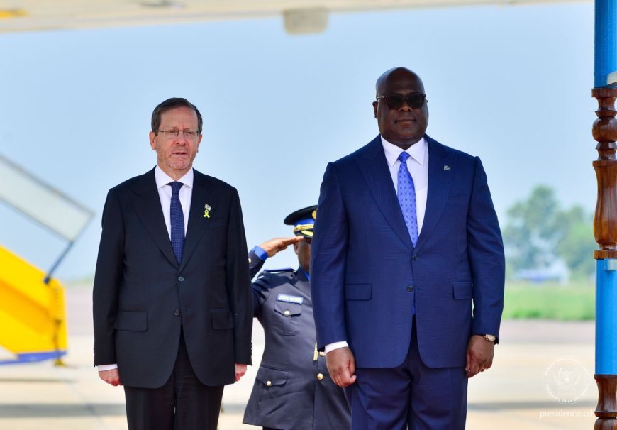 RDC-Israël : renforcement des partenariats stratégiques lors de la visite "historique" d'Isaac Herzog à Kinshasa