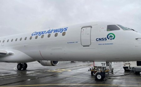 RDC: Congo Airways renoue avec les airs en réceptionnant un nouvel Embraer E-190