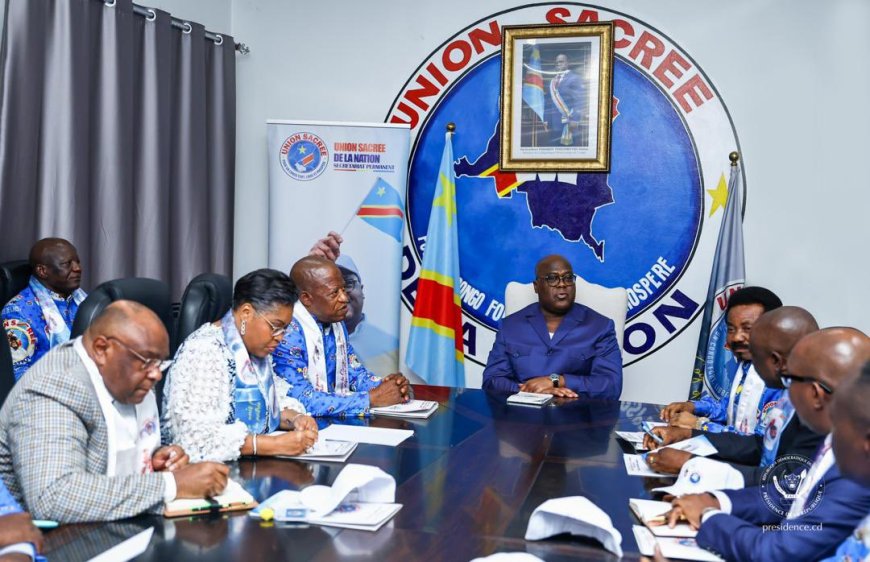 ‎L'Union sacrée appelle à une marche nationale de soutien aux FARDC et de rejet de l'offensive de l'AFC-M23