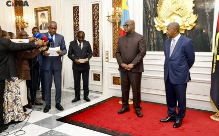 Félix Tshisekedi soutient l'initiative de paix de João Lourenço pour l'Est de la RDC sans en détailler les termes