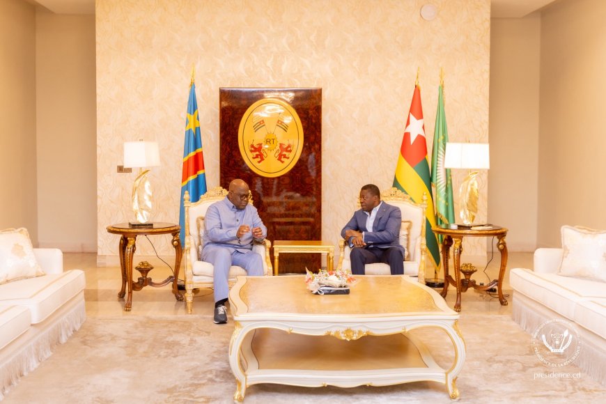 ‎RDC : à Lomé, Tshisekedi et Gnassingbé misent sur la diplomatie régionale pour désamorcer le conflit dans l'Est
