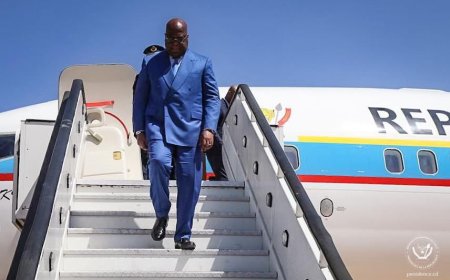 Felix Tshisekedi à Addis-Abeba pour la 39ᵉ session ordinaire de l'Assemblée générale de l'Union Africaine