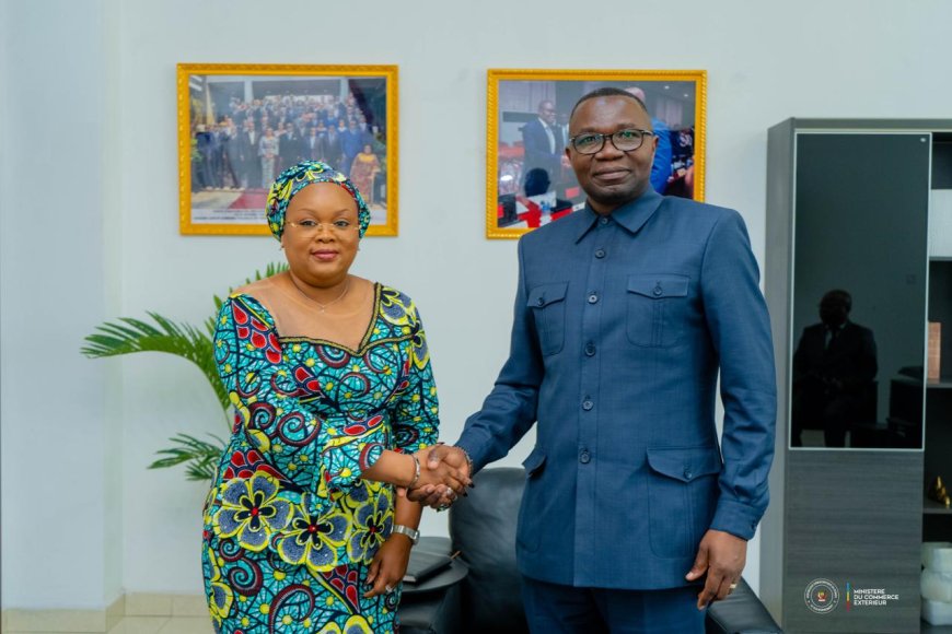 RDC : la nouvelle Directrice générale intérimaire de l'OCC reçue par Julien Paluku, une commission de redressement mise en place