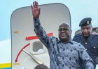Arrivée triomphale de Félix Tshisekedi à Bandundu-Ville pour la 13è Conférence des gouverneurs
