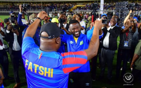 ‎Barrages intercontinentaux : Félix Tshisekedi envoie un message de cœur aux Léopards avant la finale face à la Jamaïque