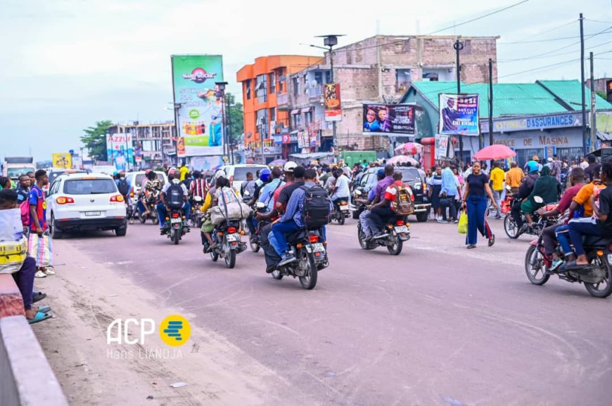 Kinshasa : trafic perturbé ce lundi par une grève des conducteurs de transport en commun