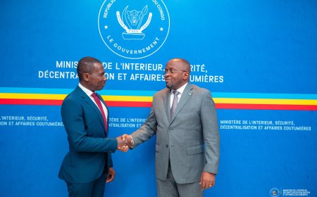 ‎" Migration sûre et dignité humaine " : le VPM Jacquemain Shabani échange avec l'OIM sur les priorités d'intervention en RDC