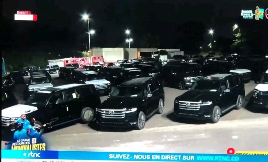 Félix Tshisekedi offre une flotte de 60 véhicules aux Léopards pour leur qualification historique au Mondial 2026