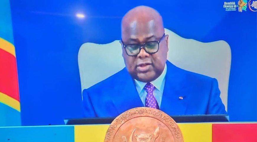 Réformes constitutionnelles : Félix Tshisekedi favorable à un débat inclusif et conditionne la tenue des élections par le retour de la paix