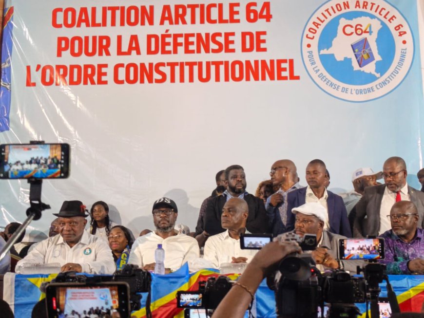 C64 met Tshisekedi en demeure : "Hors-la-loi s'il touche à la Constitution"