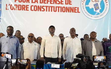 Marche du 8 juillet : la C64 dénonce les " manœuvres " de l'UDPS-Tshisekedi et réaffirme le caractère pacifique de sa mobilisation