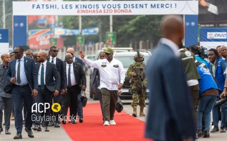 Kinshasa : Félix Tshisekedi lance les travaux du boulevard qui portera le nom de son père