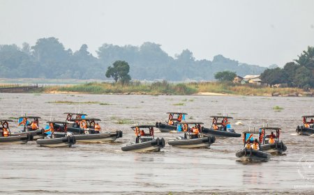 Navigation fluviale : Félix Tshisekedi lance le balisage du fleuve Congo et de la rivière Kasaï