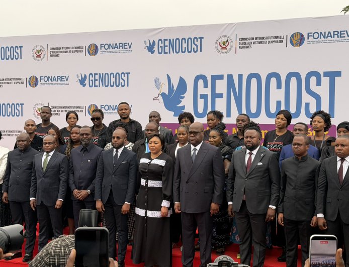 Quatrième commémoration du GENOCOST : Tshisekedi dénonce l'"entreprise meurtrière" de l'AFC-M23 et promet justice et réparation