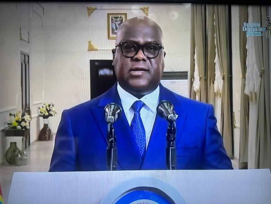 Dialogue national : tout se jouera en RDC, sans Nangaa et Kabila, tranche Félix Tshisekedi