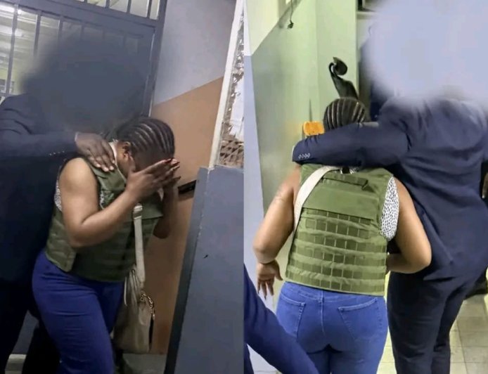 Vêtue d’un gilet pare-balles, sac en bandoulière : Denise Dusauchoy placée sous mandat d’arrêt provisoire à l’issue de sa première audition par le procureur près le TGI Kinshasa-Gombe