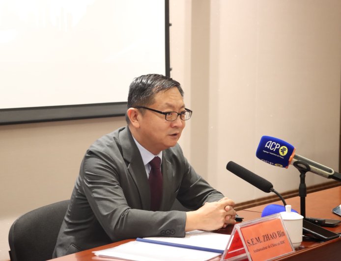 Chine–RDC : Zhao Bin salue des "résultats satisfaisants", 19,2 milliards de dollars d'échanges en sept mois