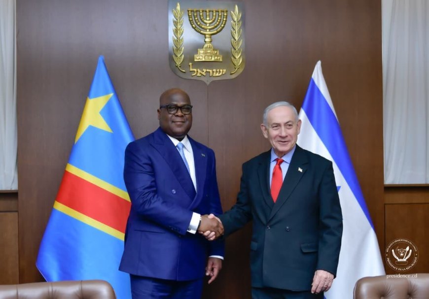 Tshisekedi en Israël : une coopération renforcée pour un avenir commun
