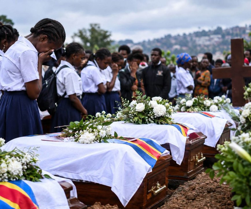 Bukavu : 27 écoliers victimes de bousculades après l'incendie des écoles Furaha et Ujamaa inhumés au cimetière Ruzizi