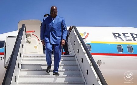 ‎Félix Tshisekedi à Luanda pour la 4ᵉ édition de la Biennale panafricaine de la paix