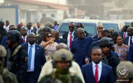 Félix Tshisekedi en visite à Kolwezi pour présider la conférence des gouverneurs
