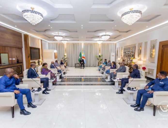 Échange entre Félix Tshisekedi et les facilitateurs de l'UA : le chef de l'État congolais exige une application "concrète et vérifiable" des engagements de paix