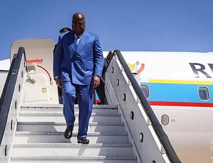 ‎Félix Tshisekedi à Luanda pour la 4ᵉ édition de la Biennale panafricaine de la paix