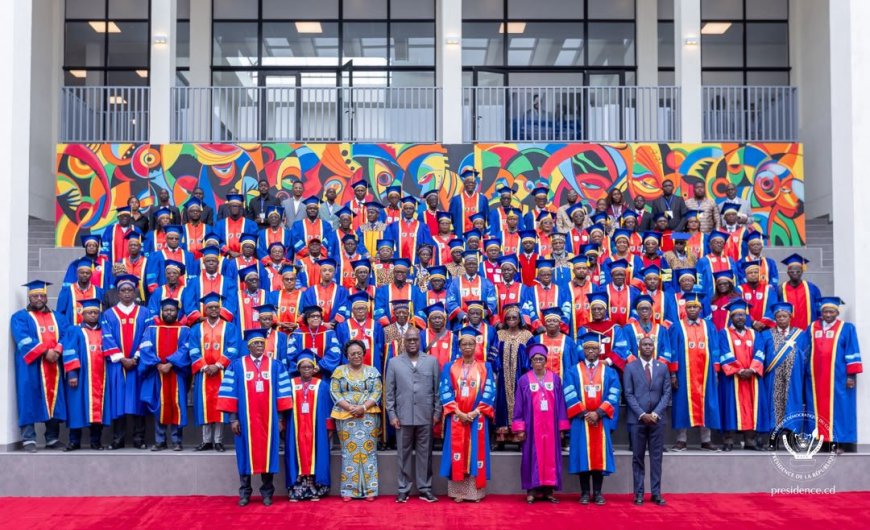 RDC : Félix Tshisekedi inaugure de nouvelles infrastructures à l'UPN, la ministre Sombo propose un programme national de maintenance des universités