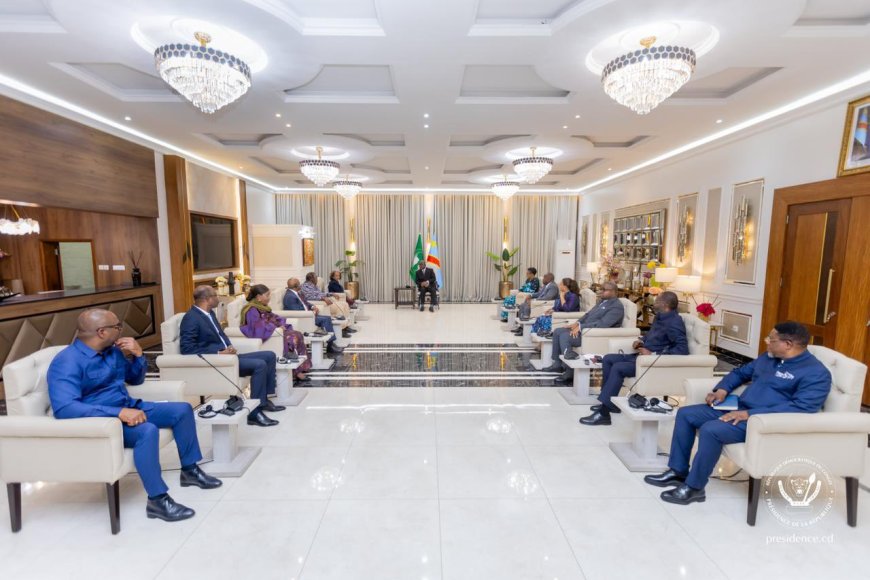 Échange entre Félix Tshisekedi et les facilitateurs de l'UA : le chef de l'État congolais exige une application "concrète et vérifiable" des engagements de paix