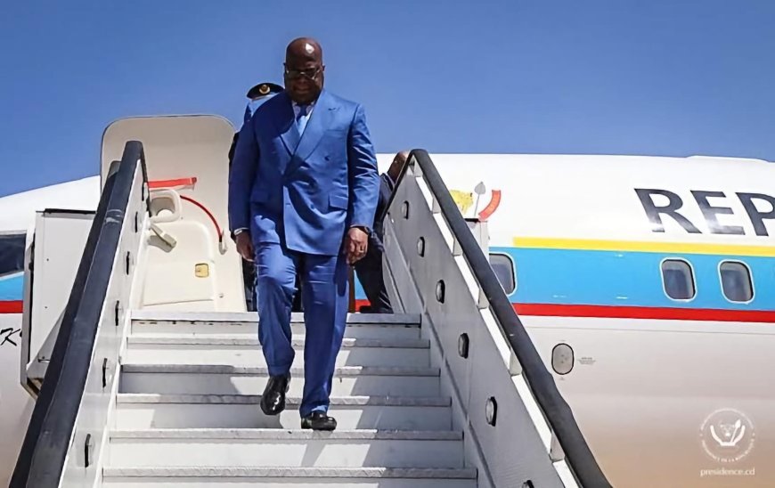 ‎Félix Tshisekedi à Luanda pour la 4ᵉ édition de la Biennale panafricaine de la paix