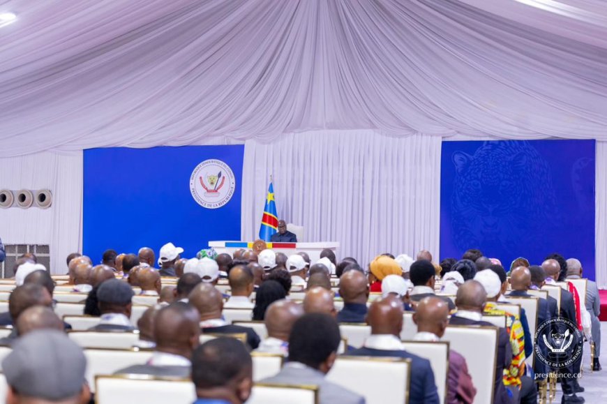 Dialogue national en RDC : Félix Tshisekedi annonce les nominations des animateurs pour la semaine prochaine et dément toute intention de modifier la Constitution