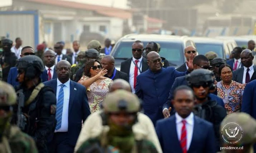 Félix Tshisekedi en visite à Kolwezi pour présider la conférence des gouverneurs