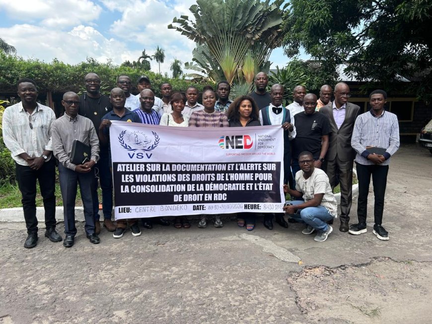 Kinshasa : des acteurs de la société civile formés par la VSV pour documenter et alerter les violations des droits humains